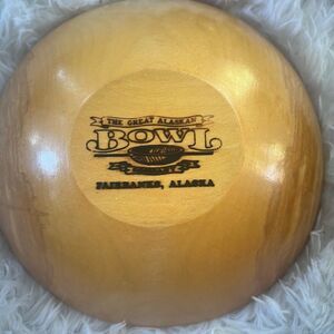 Great Alaskan Bowl Co. Hand Made Large Wood Bowl set of 5 Fairbanks Alaska